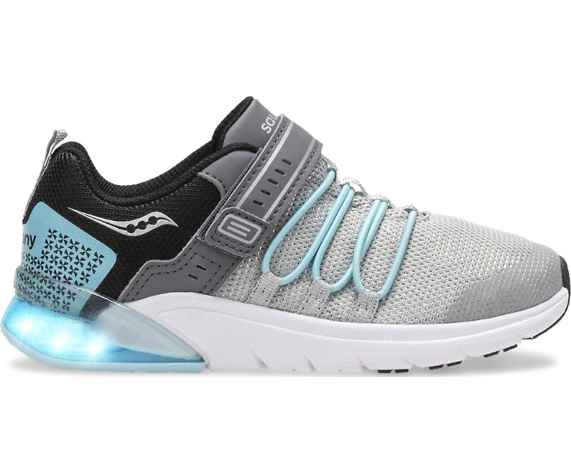 Gyerek Saucony Flash Glow 2.0 Tornacipő Titán Kék | HU 286NWY